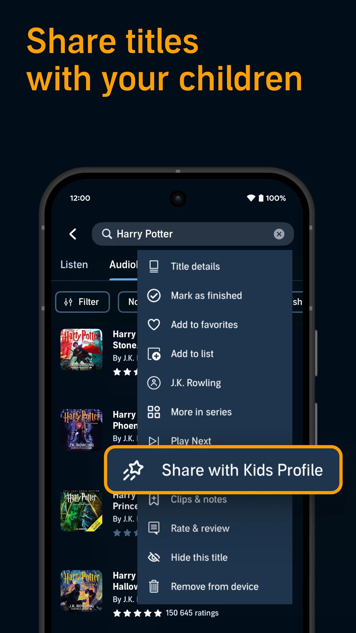 Audible: Audiobooks & Podcasts screenshot