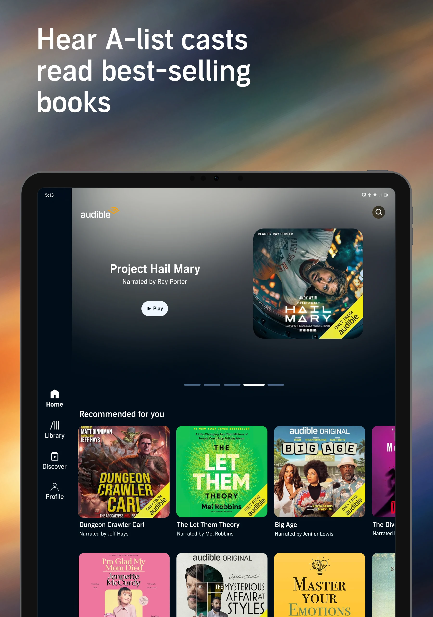 Audible: Audiobooks & Podcasts screenshot